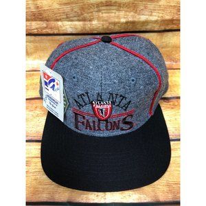 NWT NOS Vintage ATLANTA FALCONS NFL Snapback Hat Cap The Game (c29)
